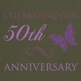 thumbnail image 3 of CafePress - 50Th Anniversary (Butterfly) Dark T Shirt - Men's Classic Graphic Cotton T-Shirt, 3 of 4