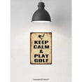 thumbnail image 7 of HELLOYOUNG Vintage Golf Tin Wall Sign, Keep Calm Bar Decor Metal Beer Plaque, Rustic Pub Cafe Home Wall Art with Pre-Drilled Holes for Easy Hanging, 7 of 7
