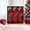 Red, variant on JHRGJIO Christmas Sparkling Diamond Velvet Decorative Ball, Holiday Ornament Accent for Xmas Tree, Festive Display Piece for Home Indoor Party Setup Seasonal 9pc