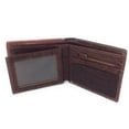 thumbnail image 3 of Premium Genuine Leather Tooled Men's Short Bifold Wallet, premium cowboy wallets, 3 of 4