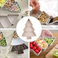 thumbnail image 5 of CIMAXIC christmas 2Pcs Multifunction Christmas Tree Shape Fruit Plates Plastic Candy Snack Trays,10.24"X7.28"X1.18", 5 of 5
