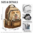 thumbnail image 4 of Xixirimido Cute Corgi Dog 17inch Backpack for Kids Multi-pocket School Bag for Boys Large Capacity Bookbag for Preschool Kindergarten Elementary Students, 4 of 8
