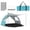 Blue, variant on ELLEGNT Pop‑Up Beach Tent – 5‑6 Person Canopy Sun Shelter, UPF50+ Protection, Blue