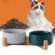 thumbnail image 3 of dobles para perros y gatos, juego de de agua y comida Gris Zulema Comedero para mascotas, 3 of 7