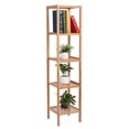 thumbnail image 2 of Bamboo Bathroom Shelf 5-Tier Multifunctional Rack Wall Mounted Utility Storage Organizer Towel Shelves Kitchen Living Room Holder,146*33*33cm-Natural, 2 of 7
