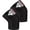 Black, variant on RDX Knee Wraps for Weightlifting, Elasticated Straps Power Lifting Leg Press Support Gym Fitness Squats Workout Men Women