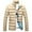 Khaki, variant on Munlar Winter Coats For Women,Men Solid Casual Stand-up Collar Padded Zipper Thicken Jacket Coats