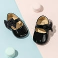 thumbnail image 4 of Meckior Baby Girls Shoes Infant Mary Jane Dress Bowknot Princess Crib Flats for Newborn First Walkers 3-18 Months, 4 of 8