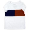 Tommy Hilfiger Girls Short Sleeve Scoop Neck T-Shirt, Crewneck Pull On Style, Flag Logo Print Little Girls 5 White