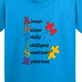 thumbnail image 4 of Inktastic Autism Acrostic Youth T-Shirt, 4 of 5