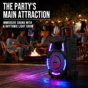 Dazone 12 Loud Bluetooth Portable Party Speaker Subwoofer w/ FM USB SD Card AUX & Mic