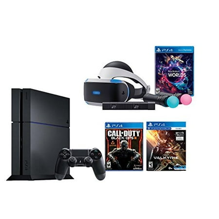 PlayStation VR Launch Bundle 3 Items:VR Launch Bundle,PlayStaion4 Call of Duty Black Ops III,VR Game Disc PSVR EV-Valkyrie