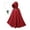 Blue, variant on Medieval Hooded Cloak For Women, Halloween Vintage Knee Length Cape, Ladies Party Wraps With Pendant Necklace