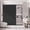 Black-77"W x 72"L (Pack of 1), variant on Brown 77"W x 72"L (Pack of 1) Polyester Shower Curtain for Family Hotel Homestay