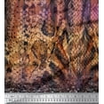 thumbnail image 3 of Soimoi Cotton Voile Fabric Leopard & Snake Panel Print Sewing Fabric Yard 56 Inch Wide, 3 of 3