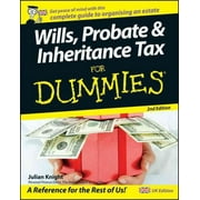 Wills, Probate, & Inheritance Tax For Dummies : Uk Title