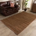 thumbnail image 3 of Baxton Studio Zaguri Natural Handwoven Leather Blend Area Rug, 3 of 4