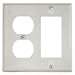 thumbnail image 2 of Cooper Wiring 2-Gang Duplex Receptacle & Rocker Plate - White PJ826W, 2 of 2