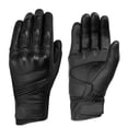 thumbnail image 1 of Full Leather Gloves Anti Slip Cold Weather Riding Gloves for Motorcycle Driving Black L, 1 of 8