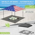 thumbnail image 6 of EAGLE PEAK 13 x 13 ft Pop-Up Gazebo Tent Instant，Outdoor Gazebo Canopy Easy Set-up Folding Shelter (American Flag), 6 of 10