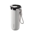 thumbnail image 1 of Naiovety Termo de taza al vacío: fabricado en acero inoxidable 304, duradero, práctico y fácil de limpiar. Teteras blanco 500 ml, 1 of 6