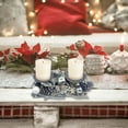 thumbnail image 4 of Fiudx Liquidación de ahorros de verano Adorno navideño colgante candelabro anillo decoración árbol rama madera, 4 of 6