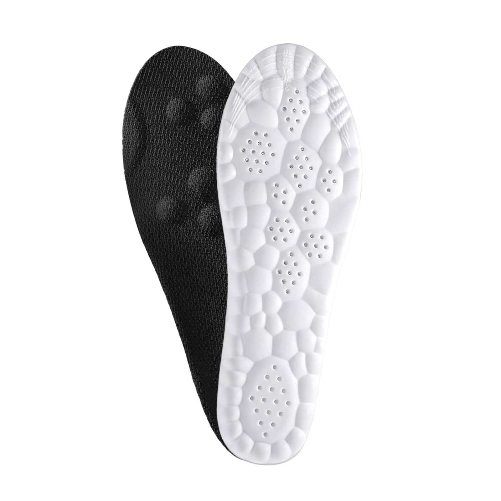 4D Data-Driven Orthotic Insoles, Ergonomic Arch Support Shoe Inserts for Reduced Foot Fatigue, Breathable & Shock-Absorbing Foam Insole for Men & Women, Trim-to-Fit