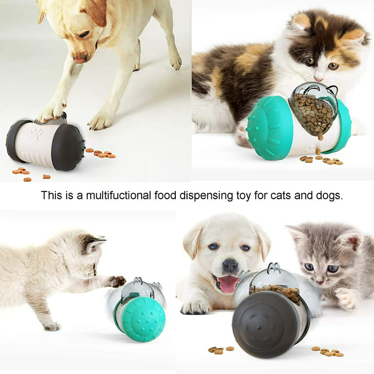 Rolling Leakage -Puzzle Cat Dog Toys Tumbler Car Treat Dispenser Puppy Slow  Feeder Funny Pet Supplies Interactive Dog Toy