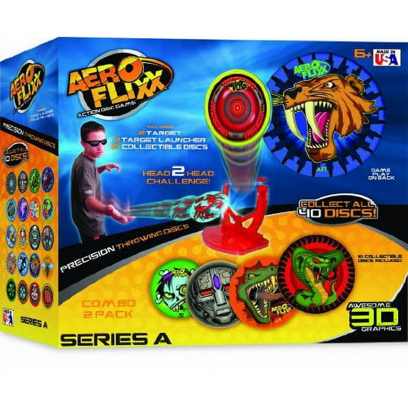 Skullduggery Disc Golf Aero Flixx Deluxe Action Disc, Two Player