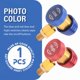 thumbnail image 4 of Conector de Acoplamiento Rápido para Coche Freon R134A, Adaptadores Latón, Medidor Colector Ajustable Refrigerante Aire Acondicionado, 4 of 9