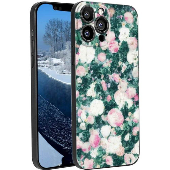 Floral-316 Phone Case, Degined for iPhone 13 Pro Max Case Men Women, Flexible Silicone Shockproof Case for iPhone 13 Pro Max