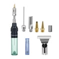 thumbnail image 1 of Mistaha Portable Gas Soldering Iron Kit with Transparent Handle, Adjustable Temperature, Wide Application, Butane Powered, DIY Repair Tool Set., 1 of 6