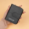 thumbnail image 4 of Short Womens Card Wallet Button Zipper Coin Purse New E4 R6R7 W3B3 G8A5 Z7, 4 of 8