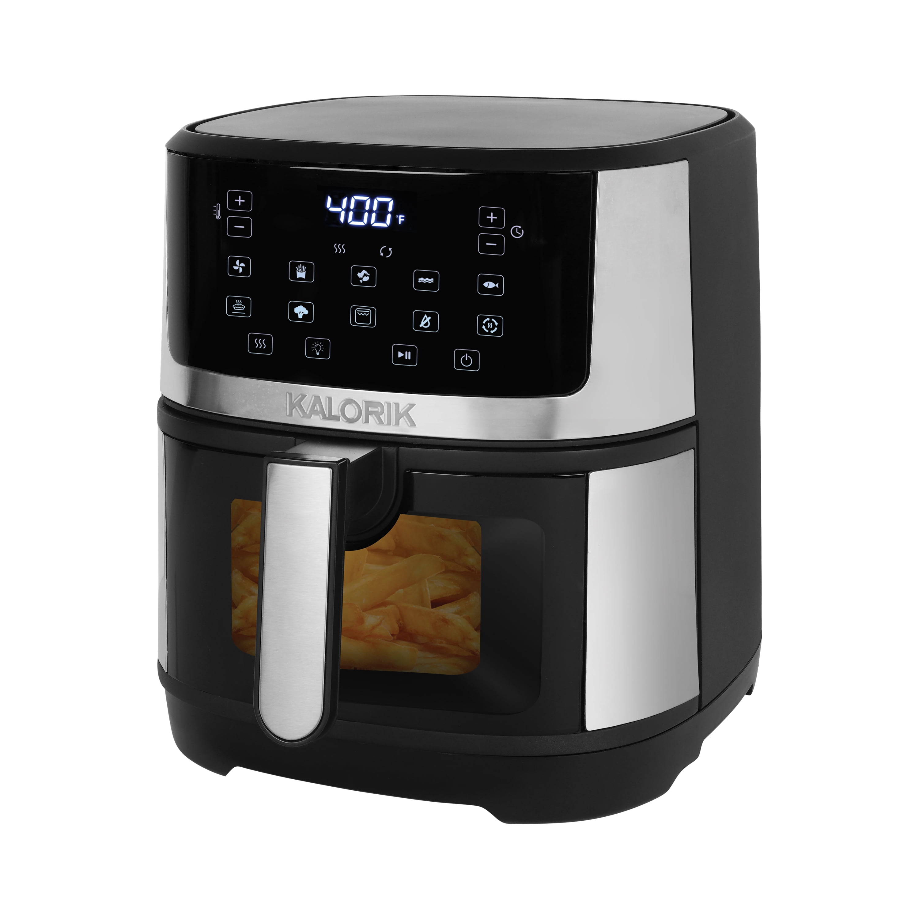 Kalorik® 5 Quart Air Fryer with Ceramic Coating and Window, New, 13.5 in 