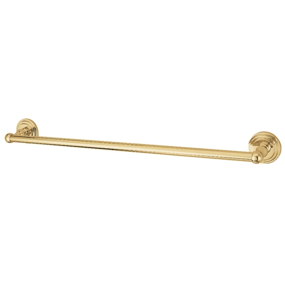 Kingston Brass BA2712PB Milano 18-Inch Single Towel Bar in Polished Brass