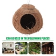 thumbnail image 2 of Nido de cáscara de coco para pájaros, juguete para loros, juguete para morder, 2 of 7