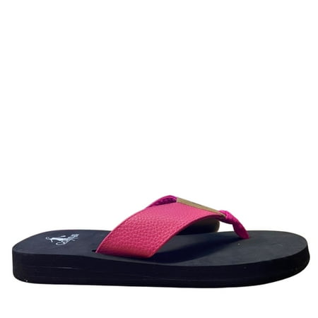 

Corkys Womens Ladybug Slip-on Fashion Flip-Flop Sandal (9 Pink)