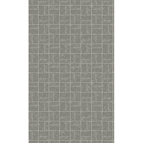 Grey Geometric Squares Textured Wallpaper, Double Roll, 57 sqft