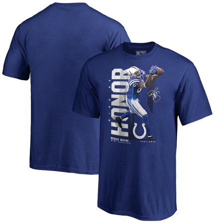 Reggie Wayne Nfl - Reggie Wayne Indianapolis Colts NFL Pro Line by Fanatics Branded Youth Ring of Honor T-Shirt - Royal