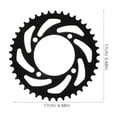 thumbnail image 2 of WHAMVOX Mini Bike Front Sprocket Copper Black 1Pcs for Enhanced Performance Riding, 2 of 8