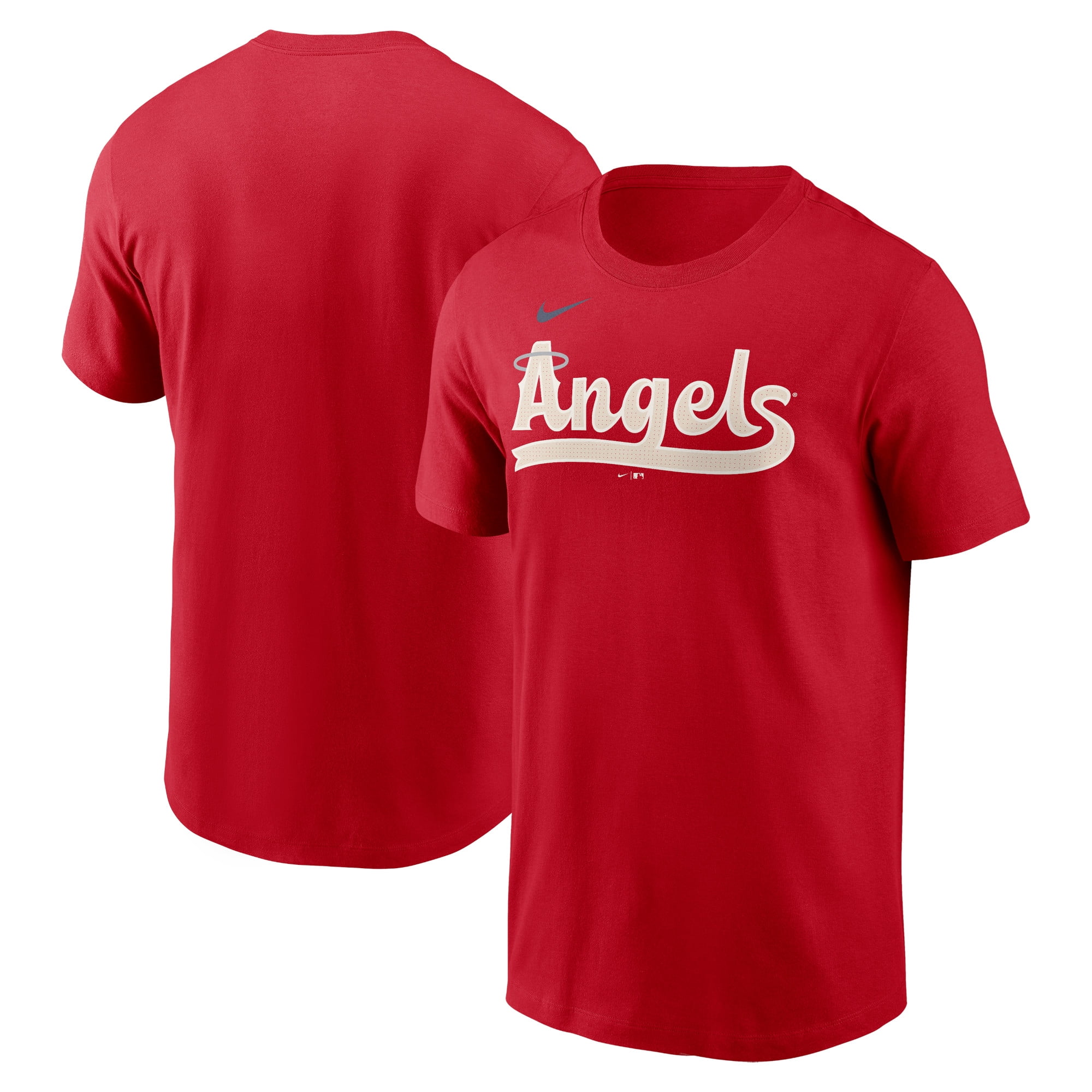 Men's Nike Anthony Rendon Red Los Angeles Angels Name & Number T