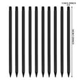 thumbnail image 3 of Black Wooden Pencils, Woodless Graphite Pencil - 7.2Mm for Drawing, Shading & Sketching (Artist Grade), Pencils with Erasers, by Goohae, 3 of 7