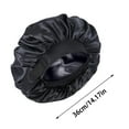 thumbnail image 2 of Double Layer Silk Bonnet for Sleeping Adjustable Satin Hair Bonnets for Curly Braids Sleep Cap for Women and Men Ideal Hair Accessory, 2 of 6