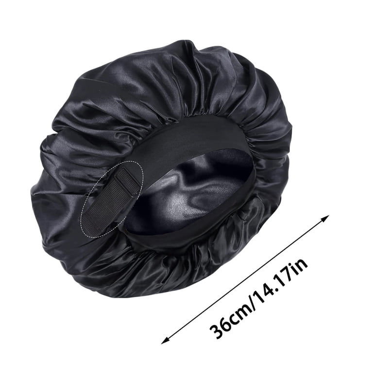 Double Layer Silk Bonnet for Sleeping Adjustable Hair Bonnet  display picture 1