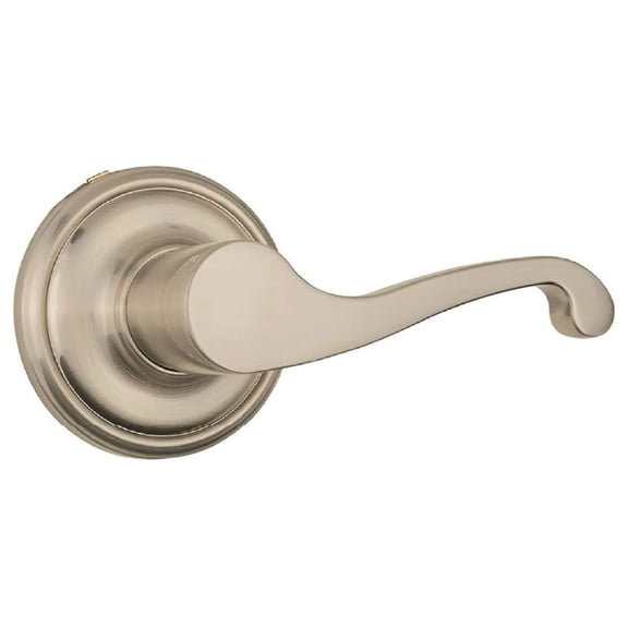 23054-119 Push Pull Rotate doorknobs, No Size, Passage Lever Satin Nickel