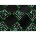thumbnail image 4 of oneOone Viscose Jersey Green Fabric Geometric & Paisley Block Craft Projects Decor Fabric Printed By The Yard 60 Inch Wide, 4 of 4