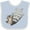 Blue and White, variant on Inktastic My First Groundhog Day Cute Baby Boys or Girls Baby Bib