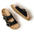 thumbnail image 3 of Minnetonka Women's Georgine, Black, Size 8, 3 of 6