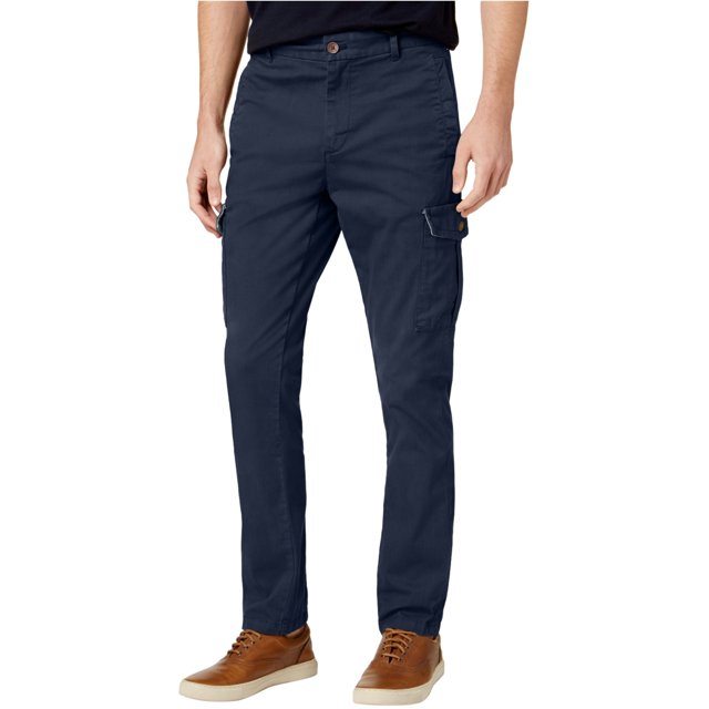 Tommy Hilfiger Pantalones Cargo Casuales Elásticos para Hombre, Azul, 38W x 32L Tommy Hilfiger Carga