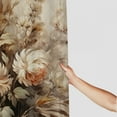 thumbnail image 3 of Fenyluxe Flowers Quick-Drying Polyester Bathroom Shower Curtain Set with Hooks 69x72, 3 of 7